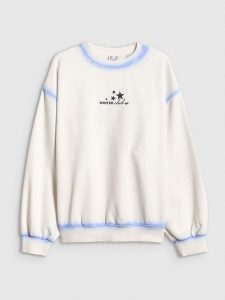 4F Bluza dresowa regular bez kaptura damska - biała S. Brązowe bluzy 4f, s, bez wzorów, z dresówki, bez kaptura. Za 159,99 zł.