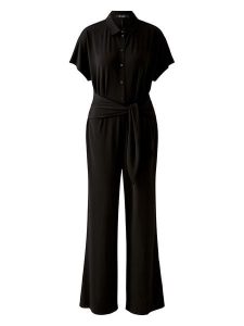 Miss Lagotte Kombinezon w kolorze czarnym rozmiar: 46. Czarne kombinezony Miss Lagotte, bez wzorów, bez kołnierzyka, bez ramiączek. Za 166,49 zł.