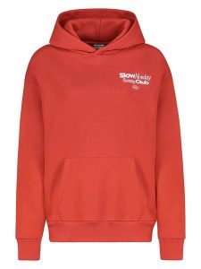 Sublevel Bluza w kolorze czerwonym rozmiar: XS. Czerwone bluzy Sublevel, xs, bez wzorów, z bawełny, z kapturem. Za 79,03 zł.