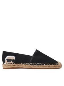KARL LAGERFELD Espadryle KL80111N Czarny. Czarne espadryle KARL LAGERFELD, bez wzorów, z materiału, bez obcasa. Za 309,99 zł.