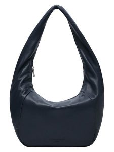 Liebeskind Berlin Skórzany shopper bag w kolorze granatowym - 45 x 27 x 13 cm rozmiar: onesize. Niebieskie shopper bag Liebeskind Berlin, bez wzorów, z materiału, na ramię, bez dodatków. Za 499,95 zł.