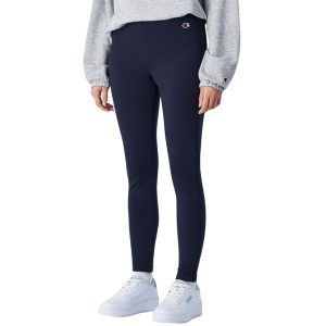 Legginsy damskie Champion. Niebieskie legginsy Champion, bez wzorów, ze skóry. Za 119,00 zł.