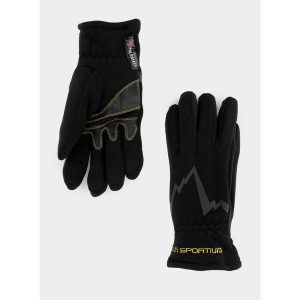 Rękawice La Sportiva Stretch Gloves. Czarne rękawiczki La Sportiva, bez wzorów. Za 235,99 zł.