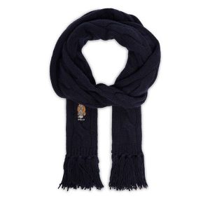 Szalik Polo Ralph Lauren. Niebieskie szaliki Polo Ralph Lauren, bez wzorów. Za 429,99 zł.