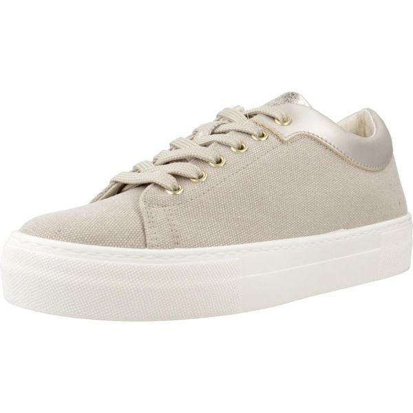 Buty GEOX D CLAUDIN Beżowy. Brązowe buty trekkingowe Geox, z syntetyku, bez zapięcia. Za 214,99 zł.