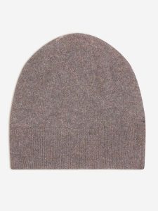 Just Cashmere Kaszmirowa czapka "Ginger" w kolorze szarobrązowym rozmiar: onesize. Brązowe czapki Just Cashmere, bez wzorów, z kaszmiru. Za 121,99 zł.