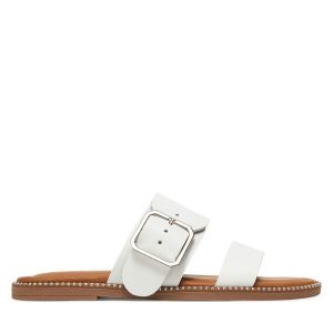 Klapki Tamaris. Brązowe klapki Tamaris, bez wzorów, bez obcasa. Za 269,99 zł.