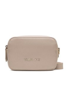 Valentino Torebka Zero VBS7B306 Beżowy. Brązowe listonoszki Valentino, bez wzorów, ze skóry, bez dodatków. Za 309,99 zł.