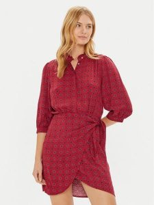 Pepe Jeans Sukienka codzienna Picci PL953611 Czerwony Regular Fit. Czerwone kombinezony Pepe Jeans, s, bez wzorów, z jeansu, bez kołnierzyka, bez ramiączek. Za 319,99 zł.