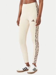 Adidas Legginsy Seasonal Essentials Animal Print 3-Stripes KR7619 Beżowy jasny Slim Fit. Brązowe legginsy ADIDAS, bez wzorów, z bawełny. Za 149,99 zł.