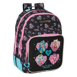 Plecak szkolny MONSTER HIGH Poliester 300D. Czarne plecaki MONSTER HIGH. Za 241,10 zł.