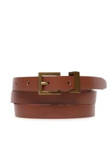 Gino Rossi Pasek Damski BLYL23004 Brązowy. Brązowe paski Gino Rossi, bez wzorów, ze skóry. Za 79,99 zł.