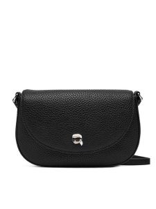 KARL LAGERFELD Torebka A4W32001 Czarny. Czarne listonoszki KARL LAGERFELD, bez wzorów, ze skóry, bez dodatków. Za 519,99 zł.