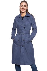 DAMSKI PŁASZCZ MUSTANG Heather Trenchcoat 1009874 5216. Brązowe płaszcze Mustang, s, bez wzorów, bez kaptura. W wyprzedaży za 119,99 zł.