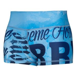 Spodenki sportowe damskie do jogi fitnessu EXTREME HOBBY LETTERS. Niebieskie spodenki sportowe EXTREME HOBBY, l, bez wzorów, z dzianiny, do biegania. Za 148,00 zł.