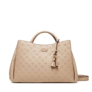 Torebka Guess. Brązowe torebki klasyczne Guess, z aplikacjami, bez dodatków. Za 489,99 zł.