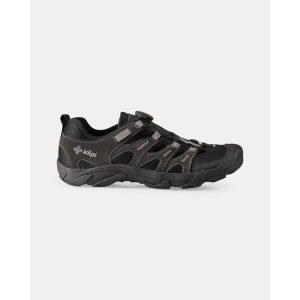 Sandały turystyczne unisex Kilpi SANDRO-U. Czarne buty trekkingowe Kilpi, bez wzorów, bez obcasa, bez zapięcia. Za 360,09 zł.