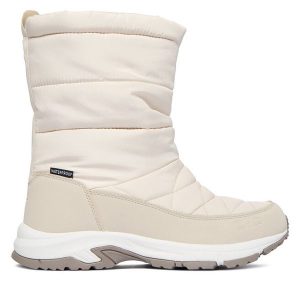 Śniegowce CMP. Brązowe buty zimowe CMP, bez obcasa, bez zapięcia. Za 399,99 zł.