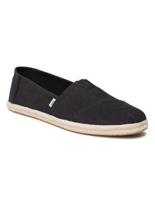 TOMS Espadryle w kolorze czarnym rozmiar: 37. Czarne espadryle Toms, bez wzorów, bez obcasa. Za 153,71 zł.