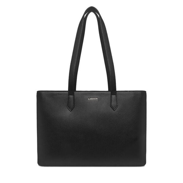 Torebka Lasocki. Czarne torebki klasyczne Lasocki, bez wzorów, bez dodatków. Za 149,99 zł.