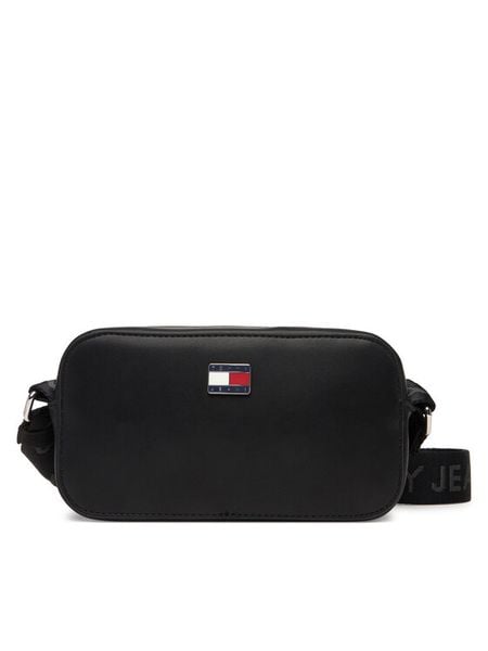 Tommy Jeans Torebka Tjw Daily Elevated Camera Bag AW0AW18065 Czarny. Czarne listonoszki Tommy Jeans, bez wzorów, z jeansu, bez dodatków. Za 210,99 zł.