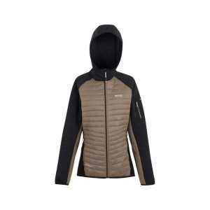 Damska bluza z kapturem na zamek błyskawiczny Regatta Newhill. Brązowe bluzy Regatta, bez wzorów, z kapturem. Za 129,99 zł.