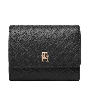 Portfel Tommy Hilfiger. Czarne portfele TOMMY HILFIGER, bez wzorów. Za 289,99 zł.