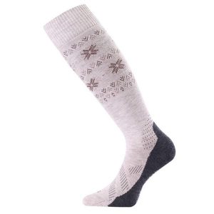 Skarpety narciarskie damskie Lasting FWI 778 Merino 85%. Szare skarpetki LASTING, bez wzorów. W wyprzedaży za 139,90 zł.