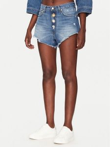 ViCOLO Szorty jeansowe DD5215 Granatowy Regular Fit. Niebieskie szorty ViCOLO, bez wzorów, z bawełny. Za 359,99 zł.