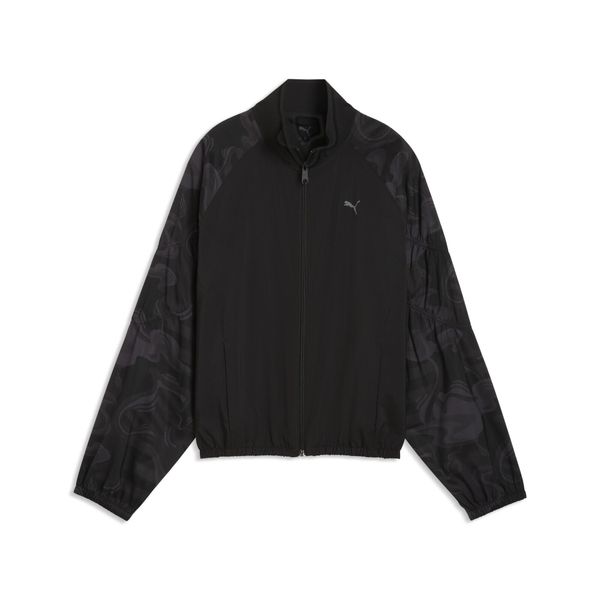 Damska kurtka treningowa PUMA League o luźnym kroju PUMA. Czarne kurtki Puma, bez wzorów, bez kaptura. Za 319,00 zł.