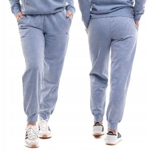 Spodnie Dresowe Damskie Puma Sportowe Dresy Wygodne Treningowe. Niebieskie spodnie dresowe Puma, bez wzorów, z dresówki, na fitness i siłownię. Za 182,99 zł.