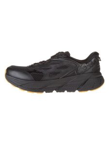 HOKA ONE ONE Buty "Clifton L Athletics" w kolorze czarnym do biegania rozmiar: 46 2/3. Czarne buty sportowe Hoka One One, bez wzorów, z materiału, bez zapięcia, do biegania. Za 289,88 zł.