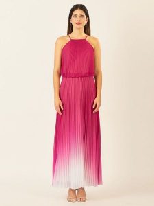 APART Sukienka w kolorze różowo-białym rozmiar: 40. Różowe sukienki Apart, bez wzorów, bez kołnierzyka, bez ramiączek, maxi. Za 326,99 zł.