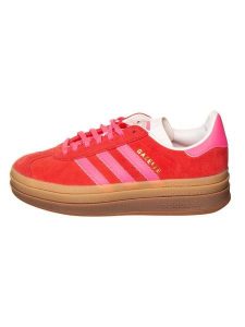 Adidas Skórzane sneakersy "Gazelle Bold" w kolorze czerwonym rozmiar: 38. Czerwone trampki ADIDAS, bez wzorów, bez zapięcia. Za 361,02 zł.