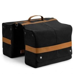 Podwójna torba rowerowa na bagażnik 27 l - ROCKBROS 30140016002. Zielone torebki klasyczne ROCKBROS, bez wzorów, bez dodatków. W wyprzedaży za 259,00 zł.