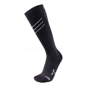 Skarpety narciarskie damskie UYN Ski Race Shape Socks. Czarne skarpetki UYN, bez wzorów. Za 139,99 zł.