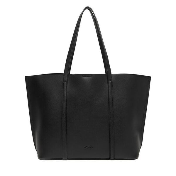 Torebka JENNY. Czarne shopper bag Jenny, bez wzorów, bez dodatków. Za 169,99 zł.
