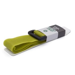 Opaska na matę na rzep Bodhi Velcro - oliwkowy. Zielone paski BODHI, bez wzorów, sportowe. Za 9,99 zł.