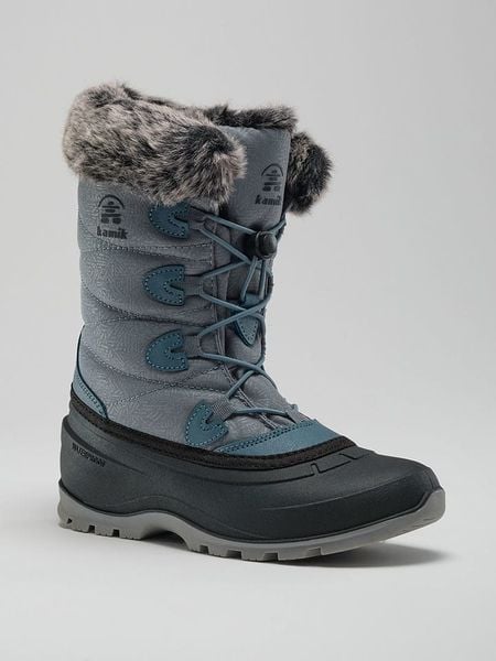 Kamik Kozaki zimowe "Momentum 3" w kolorze niebieskim rozmiar: 37. Niebieskie kozaki Kamik, na zimę, bez wzorów, z materiału, bez obcasa, bez zapięcia. Za 231,13 zł.