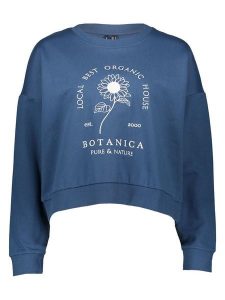 Vero Moda Bluza w kolorze granatowym rozmiar: S. Niebieskie bluzy Vero Moda, s, bez wzorów, z bawełny, bez kaptura. Za 70,24 zł.