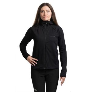 Bluza wspinaczkowa damska Leconte Fleece Hoody Women. Czarne bluzy Marmot, m, bez wzorów, z kapturem. Za 369,50 zł.
