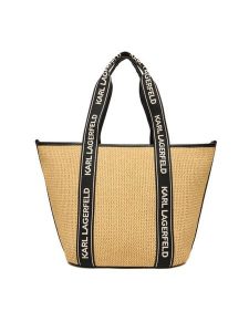 KARL LAGERFELD Torebka A1W46074 Beżowy. Brązowe shopper bag KARL LAGERFELD, bez wzorów, z syntetyku, bez dodatków. Za 779,99 zł.