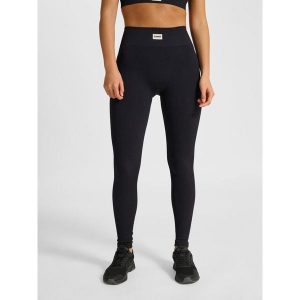 Damskie legginsy Hummel Pulse. Czarne legginsy Hummel, bez wzorów. Za 175,00 zł.
