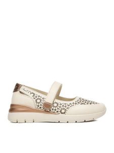 Go Soft Półbuty CEO-HY8205-2 Écru. Czółenka Go Soft, bez wzorów, z materiału, bez obcasa, bez zapięcia. Za 149,99 zł.