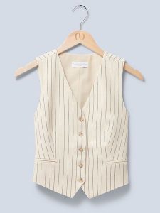 LeGer Kamizelka "Elaine" w kolorze kremowym rozmiar: 34. Brązowe kamizelki LeGer, bez wzorów, bez kołnierzyka, bez ramiączek, bez kaptura. Za 179,22 zł.