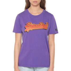 Koszulka turystyczna damska Superdry Vintage Seasonal. Białe koszulki sportowe Superdry, bez wzorów, z bawełny, bez ramiączek. Za 81,00 zł.