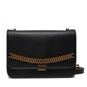 Torebka Steve Madden. Czarne listonoszki Steve Madden, bez wzorów, bez dodatków. Za 439,99 zł.