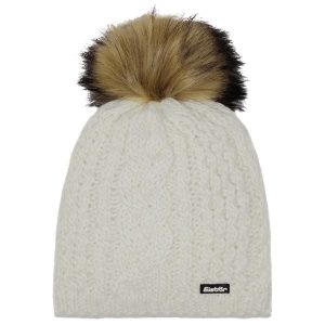 Czapka damska Afra Lux. Czarne czapki Eisbar, bez wzorów, z poliesteru, sportowe. Za 148,99 zł.