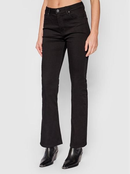 Lee Jeansy Breese Boot L31TFS47 112139876 Czarny Bootcut Fit. Czarne jeansy Lee, bez wzorów, z bawełny. Za 319,99 zł.