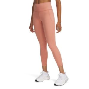 Legginsy treningowe damskie UA Meridian Ankle Leg 1382525-696 S. Czerwone legginsy Under Armour, bez wzorów. Za 182,99 zł.